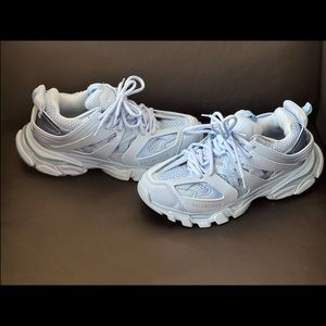 Monochrome Blue Balenciaga Sneakers